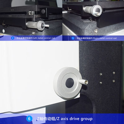 220V 50HZ इलेक्ट्रॉनिक सीएमएम परीक्षण मशीन उपकरण 2D 2.5D 3D